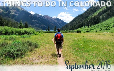 Things To Do In Colorado | September 2016 Events