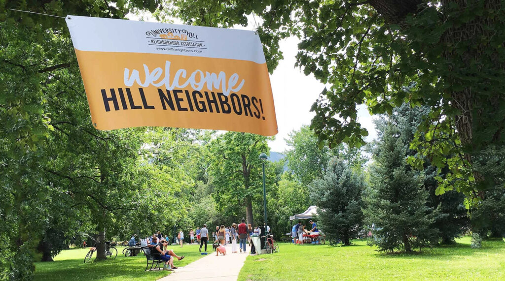 The Hill neighborhood in Boulder Colorado