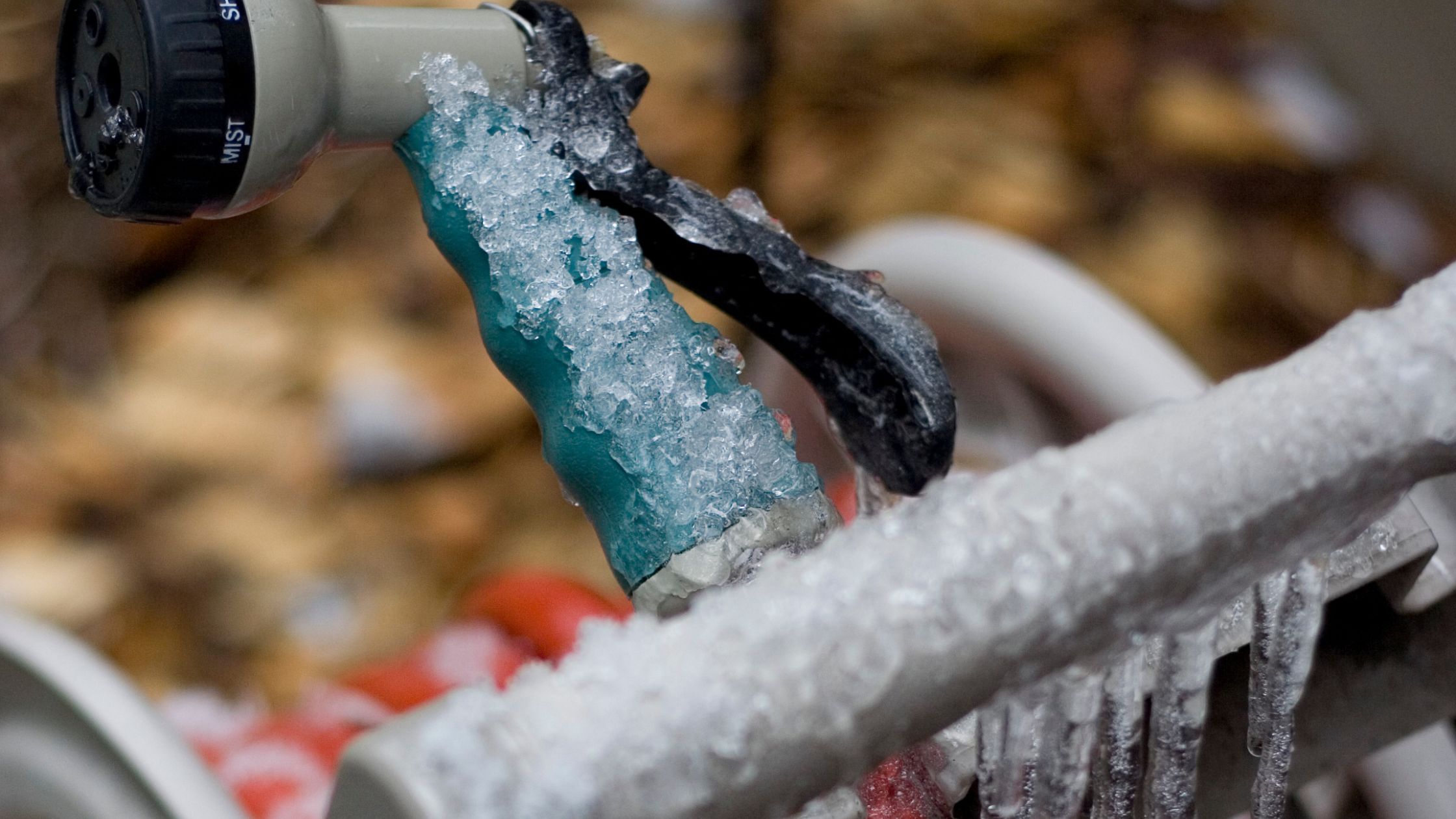 Prep Your Home for Cool Weather: Disconnect the hose, blow out the sprinkler system and winterize pipes.